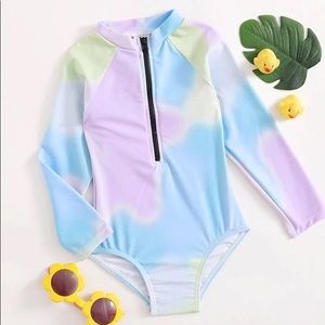 12-24M | New baby girl pastel swimsuit